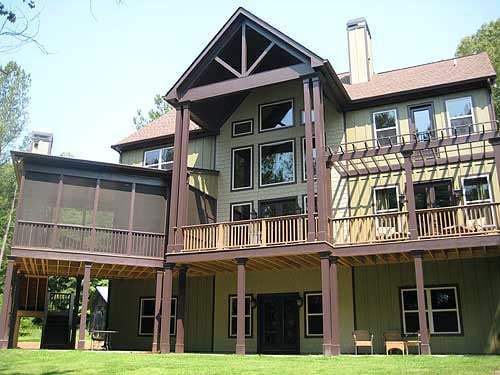 Cottage Rear Elevation of Plan 50235