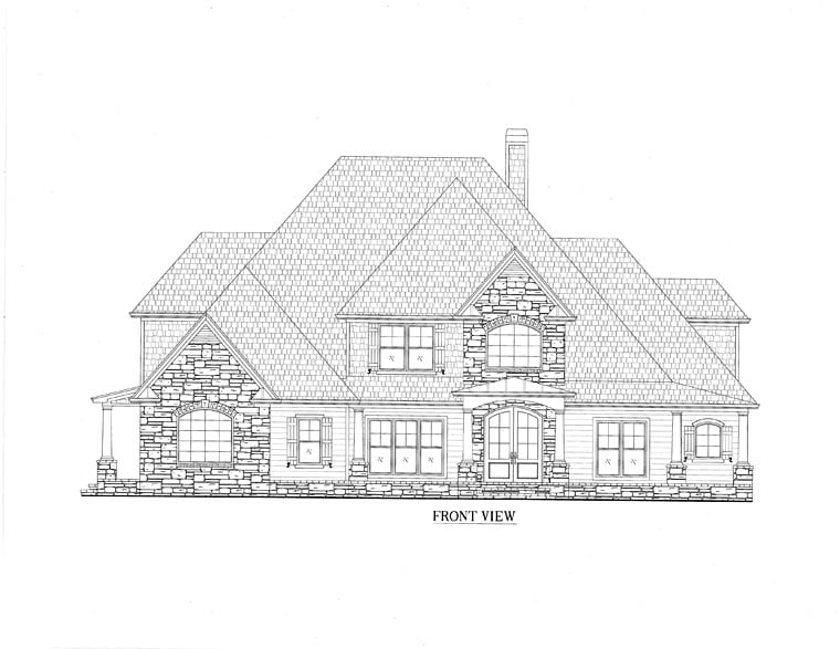 European, Southern, Traditional Plan with 3187 Sq. Ft., 4 Bedrooms, 4 Bathrooms, 2 Car Garage Picture 5