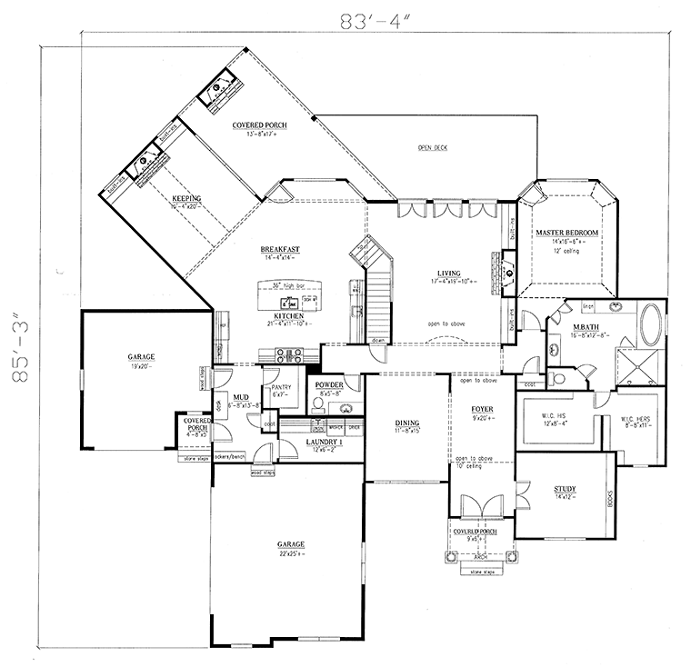 Southern Traditional Level One of Plan 50276