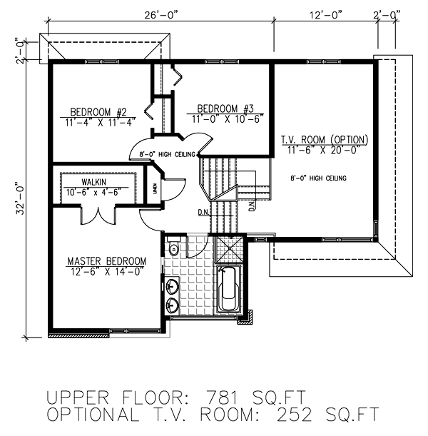 Contemporary Level Two of Plan 50300