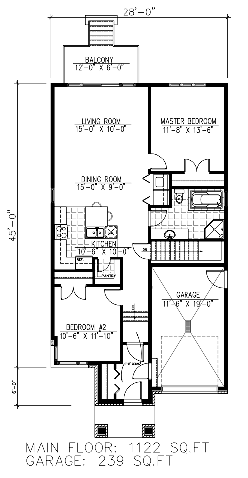 Contemporary Level One of Plan 50316