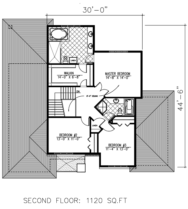 Contemporary Level Two of Plan 50322