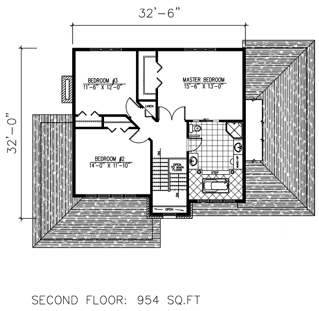 Contemporary Modern Level Two of Plan 50323