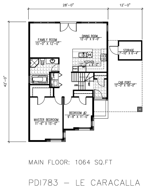 Contemporary Level One of Plan 50332