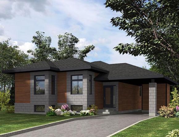 House Plan 50332 Elevation