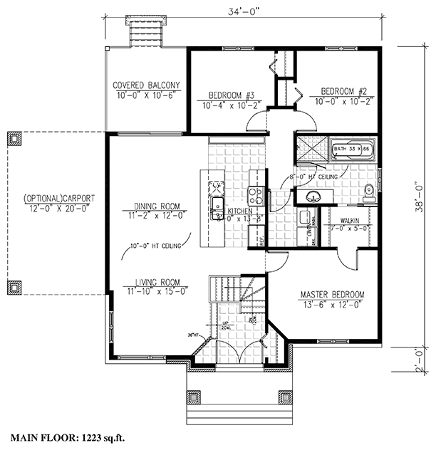 Contemporary Level One of Plan 50334
