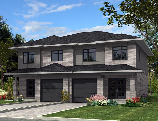 Contemporary Style With 6 Bed 4 Bath 2 Car Garage Plan 50337   50337 B600 