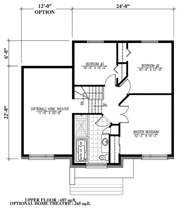 Contemporary Level Two of Plan 50341