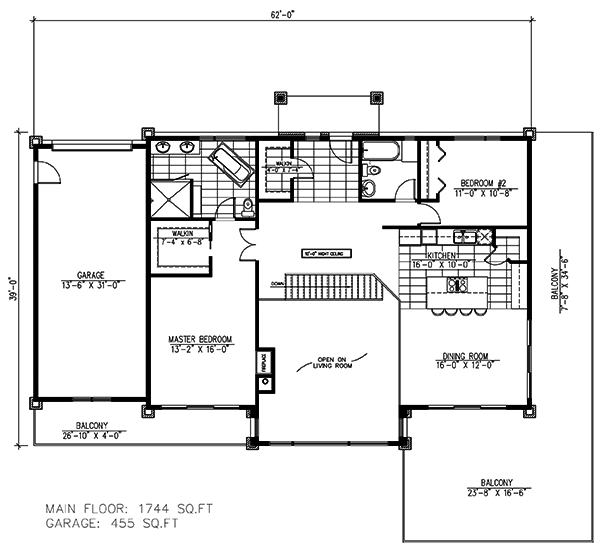 Contemporary Level One of Plan 50346