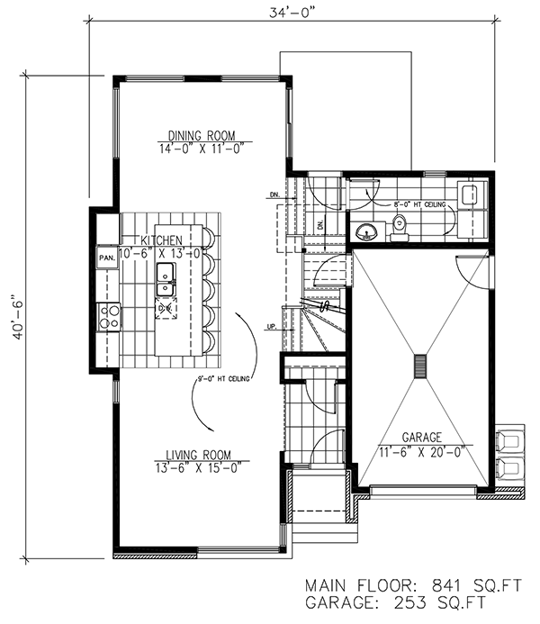 Contemporary Level One of Plan 50352