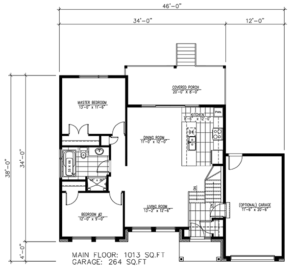 Contemporary Level One of Plan 50355