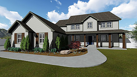  Elevation of Plan 50400