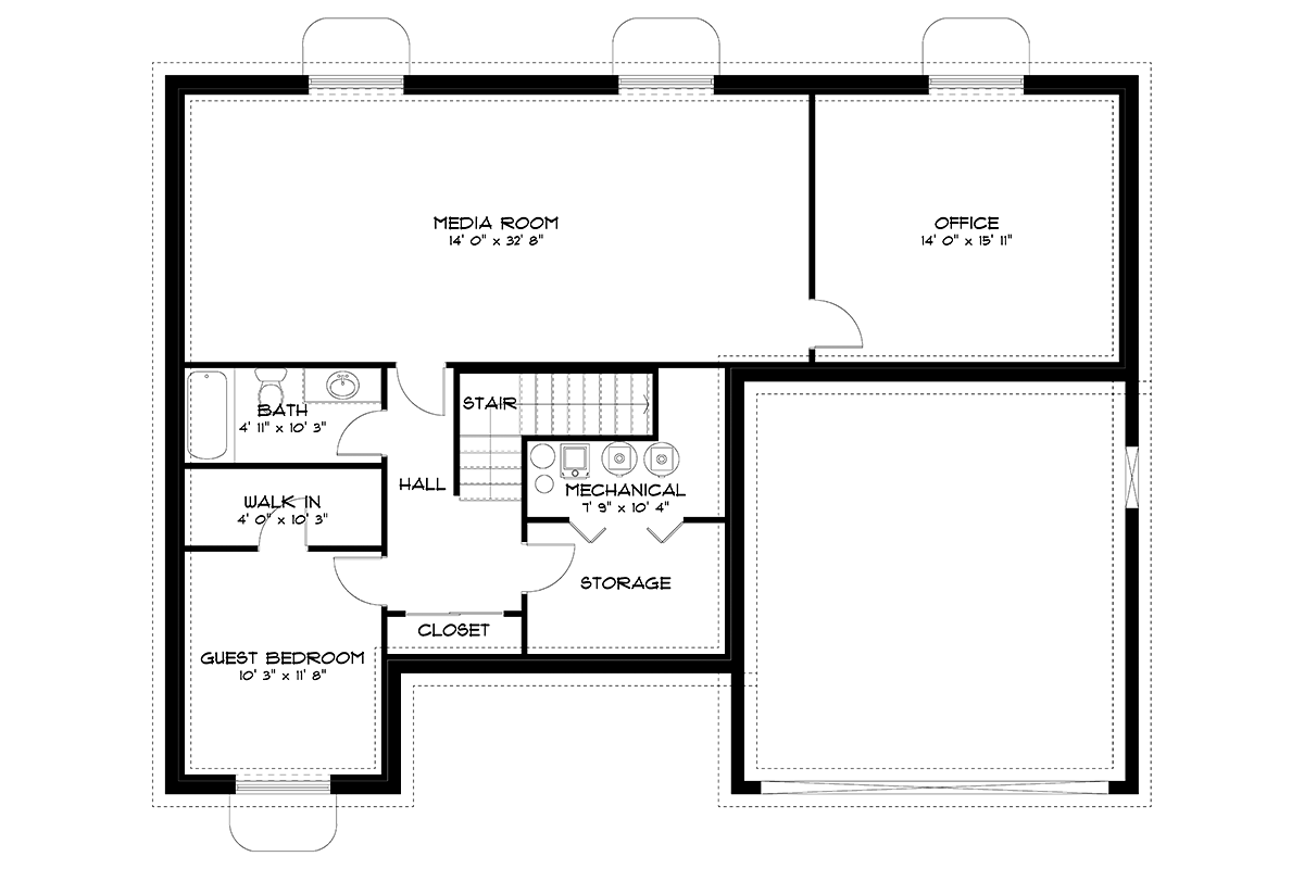  Lower Level of Plan 50411