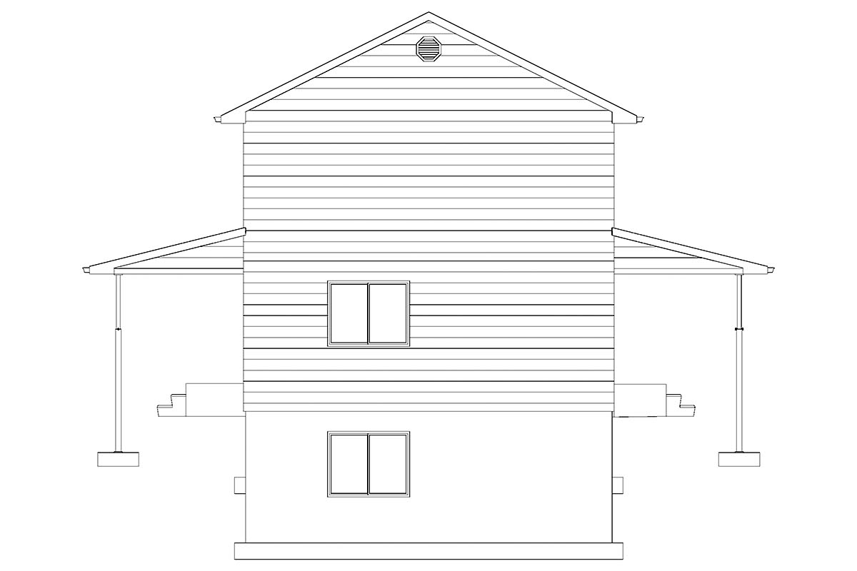 Plan with 2406 Sq. Ft., 5 Bedrooms, 3 Bathrooms, 2 Car Garage Picture 3