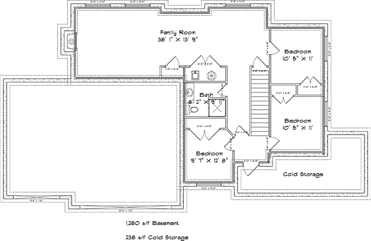  Lower Level of Plan 50423