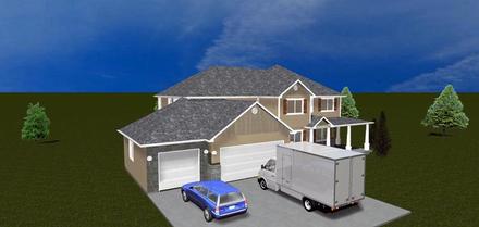 House Plan 50423 Elevation