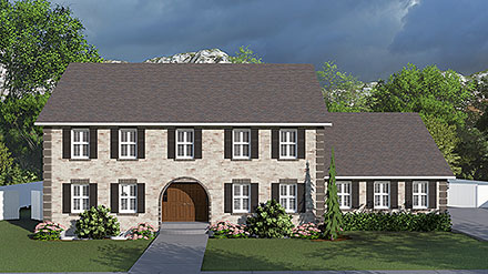  Elevation of Plan 50433