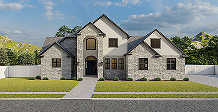  Elevation of Plan 50435