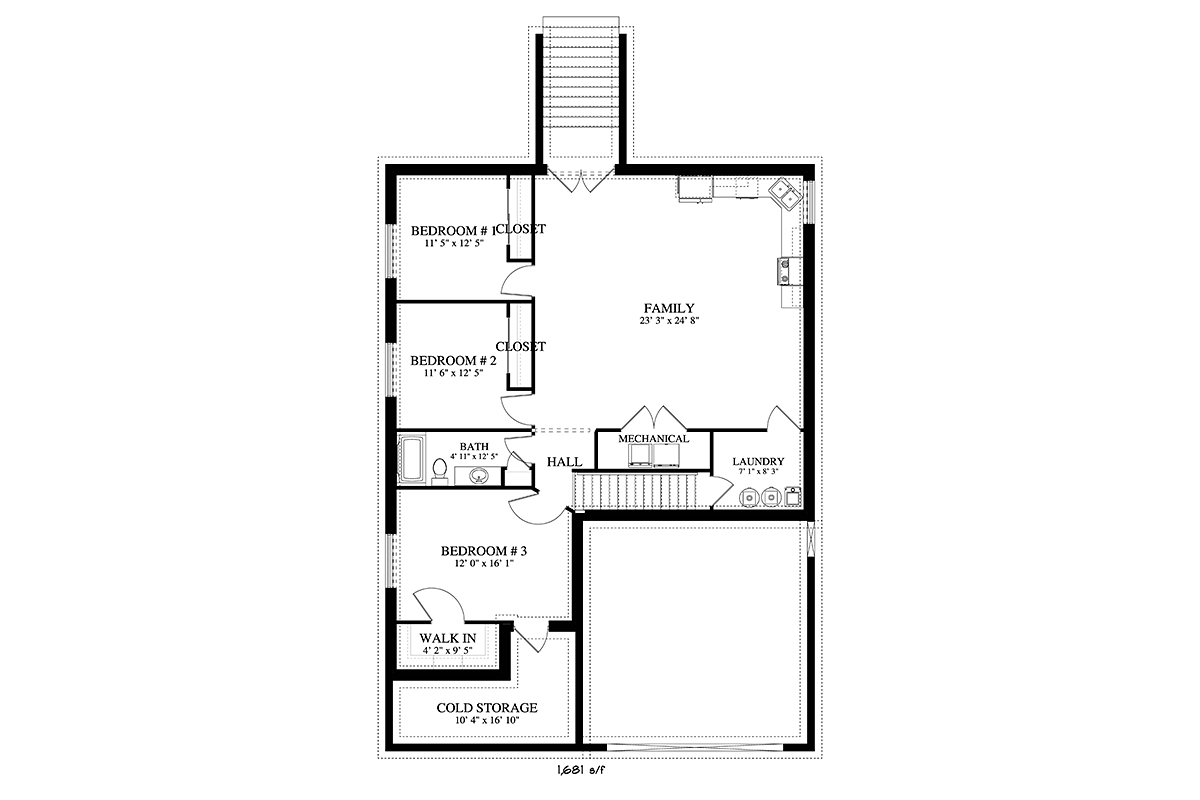  Lower Level of Plan 50440