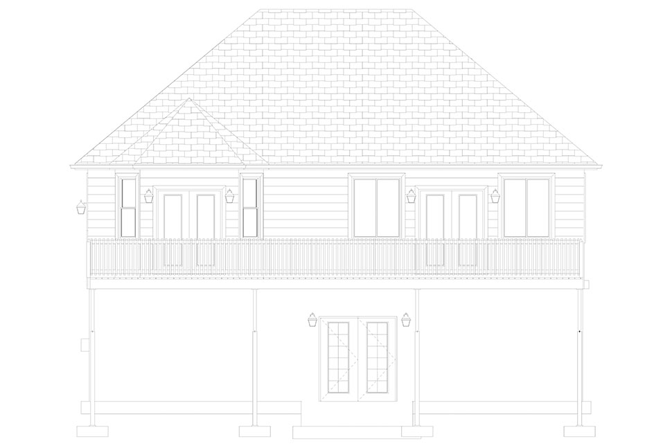 Plan with 3249 Sq. Ft., 5 Bedrooms, 3 Bathrooms, 2 Car Garage Picture 28