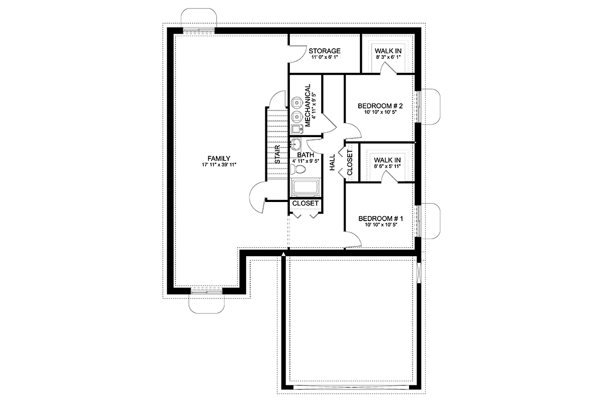  Lower Level of Plan 50442