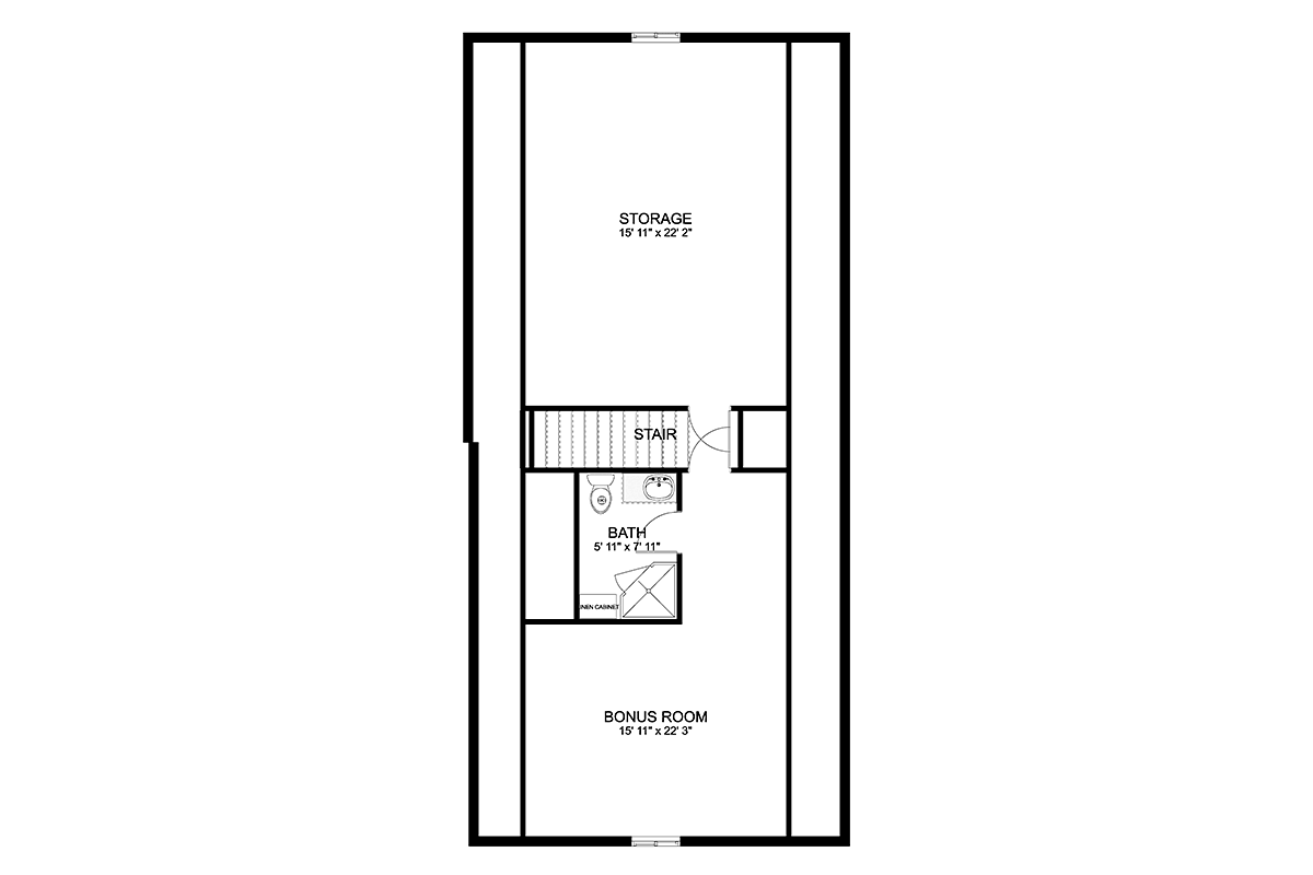 Ranch Traditional Level Two of Plan 50529