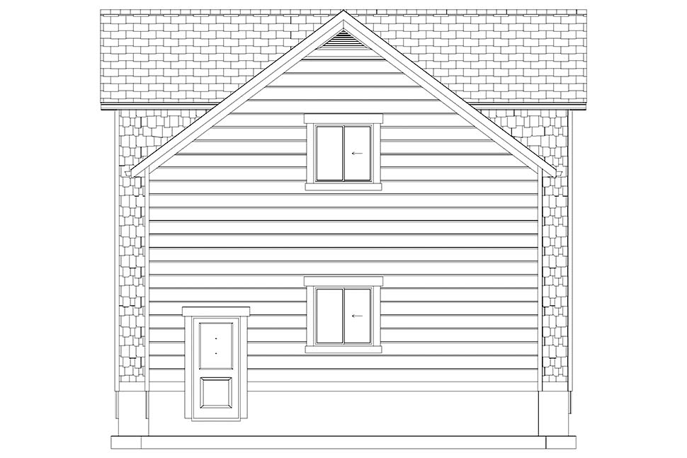 Country, Farmhouse, Traditional Plan with 1148 Sq. Ft., 2 Bathrooms, 3 Car Garage Picture 12