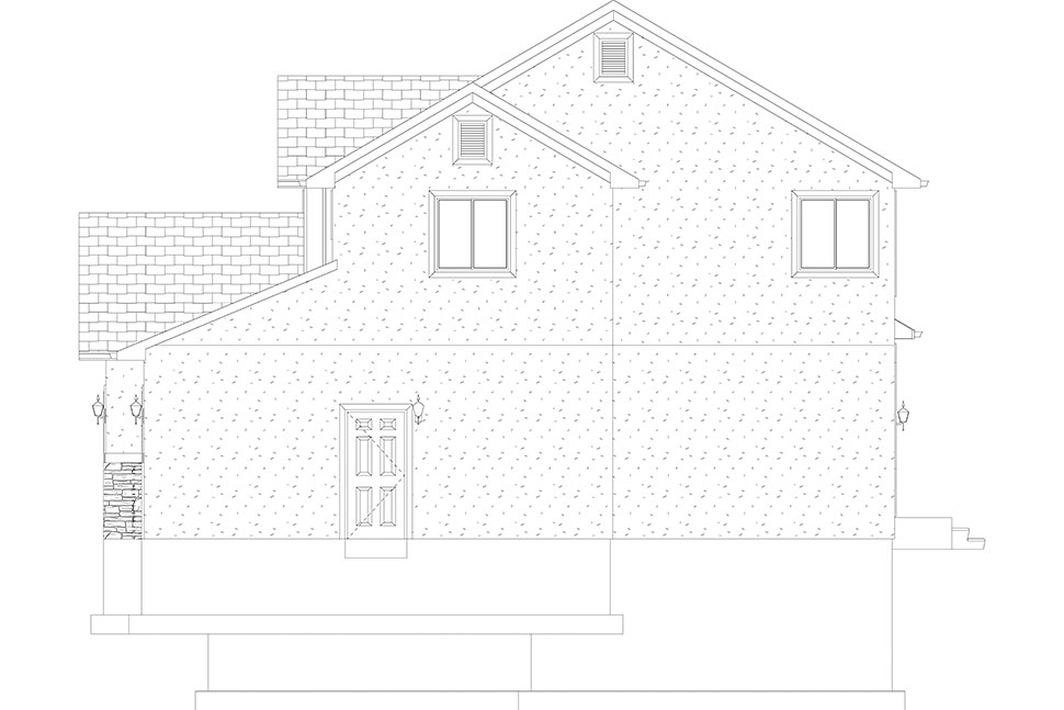 Craftsman, Traditional Plan with 3395 Sq. Ft., 5 Bedrooms, 4 Bathrooms, 3 Car Garage Picture 29