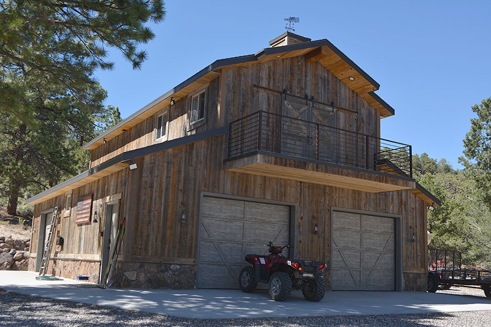 Country, Traditional Plan with 680 Sq. Ft., 1 Bedrooms, 1 Bathrooms, 3 Car Garage Picture 20