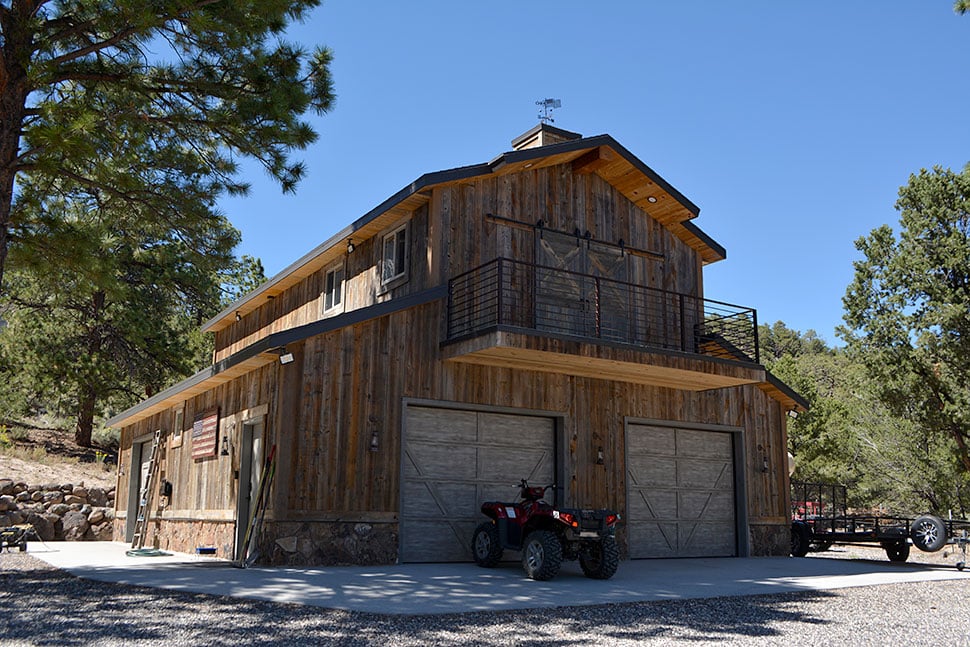 Country, Traditional Plan with 680 Sq. Ft., 1 Bedrooms, 1 Bathrooms, 3 Car Garage Picture 21