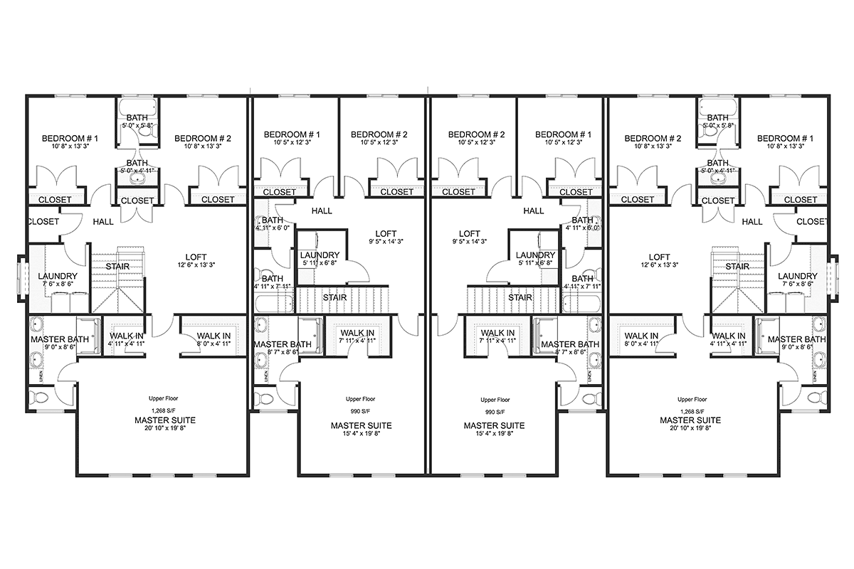 Country Craftsman Farmhouse Traditional Level Two of Plan 50555