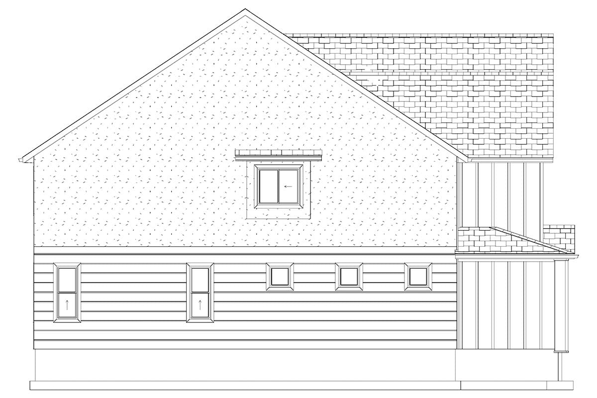 Country, Craftsman, Farmhouse, Traditional Plan with 3774 Sq. Ft., 6 Bedrooms, 6 Bathrooms, 3 Car Garage Picture 3