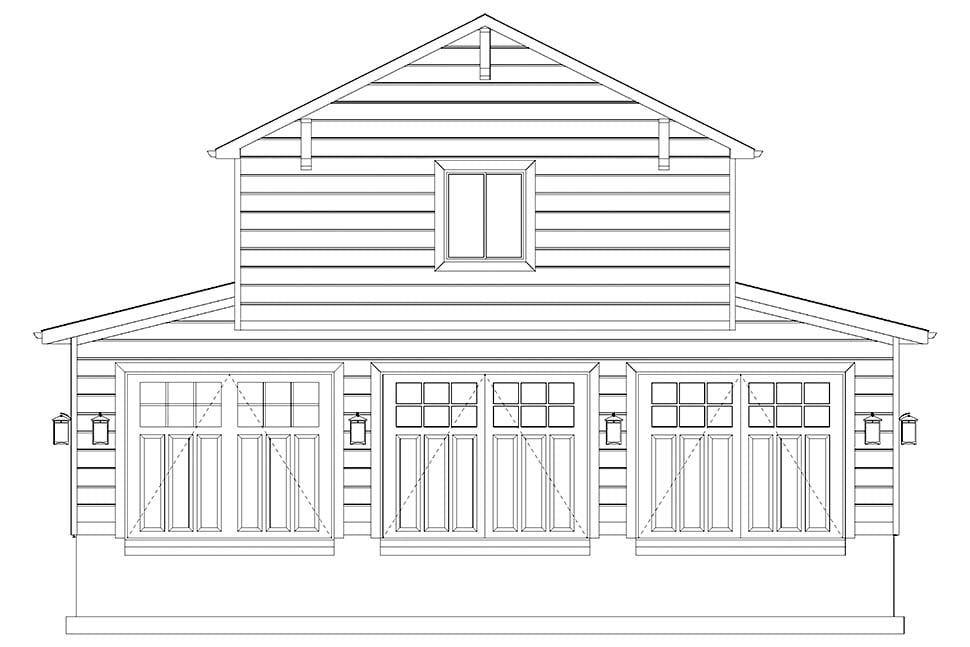 Barndominium Plan with 2227 Sq. Ft., 3 Bedrooms, 3 Bathrooms, 3 Car Garage Picture 15