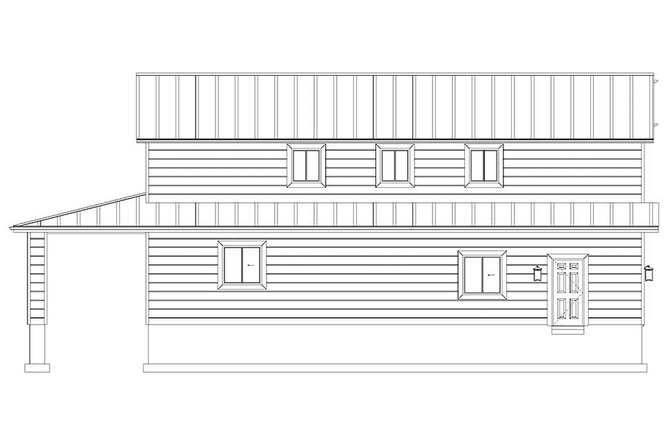 Barndominium Plan with 2227 Sq. Ft., 3 Bedrooms, 3 Bathrooms, 3 Car Garage Picture 16