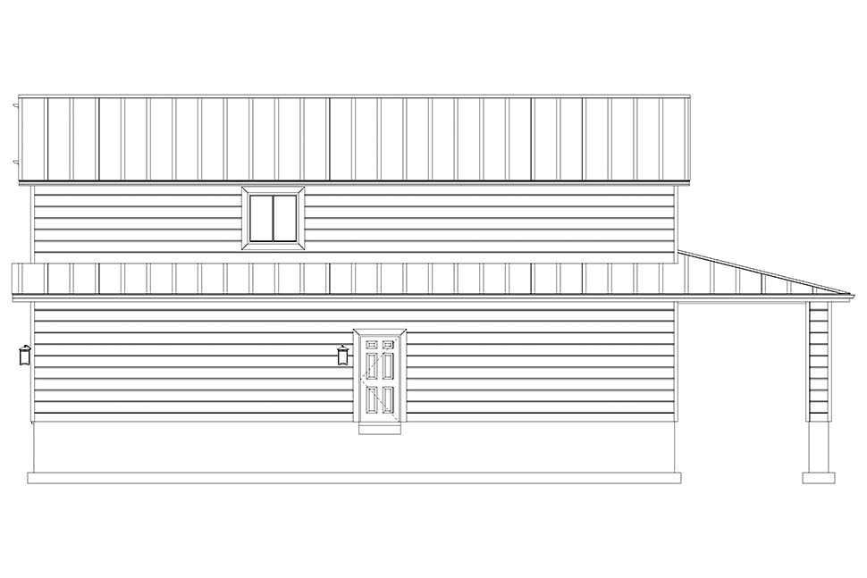 Barndominium Plan with 2227 Sq. Ft., 3 Bedrooms, 3 Bathrooms, 3 Car Garage Picture 17