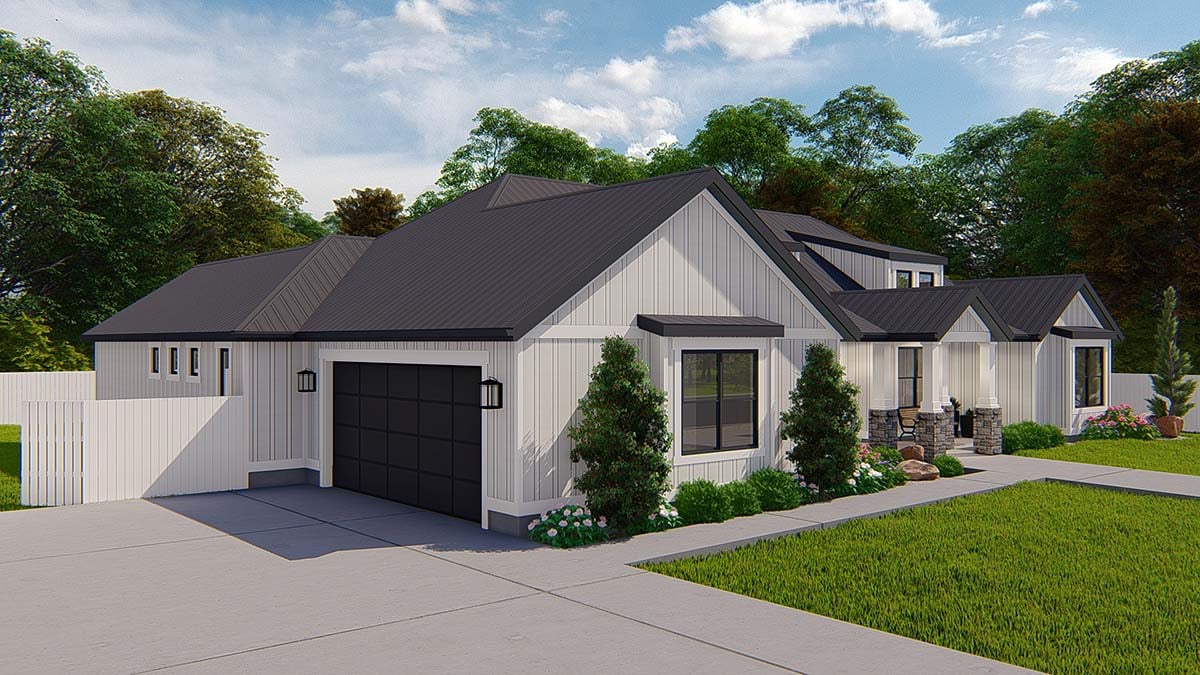 Country, Ranch, Traditional Plan with 2564 Sq. Ft., 3 Bedrooms, 3 Bathrooms, 2 Car Garage Picture 3