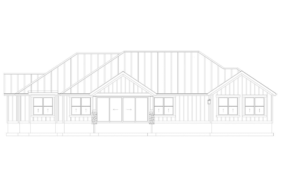 Country, Ranch, Traditional Plan with 2564 Sq. Ft., 3 Bedrooms, 3 Bathrooms, 2 Car Garage Picture 33