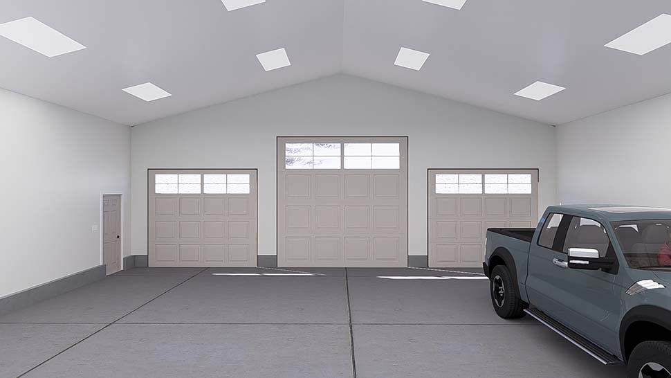 Traditional Plan, 1 Bathrooms, 6 Car Garage Picture 4