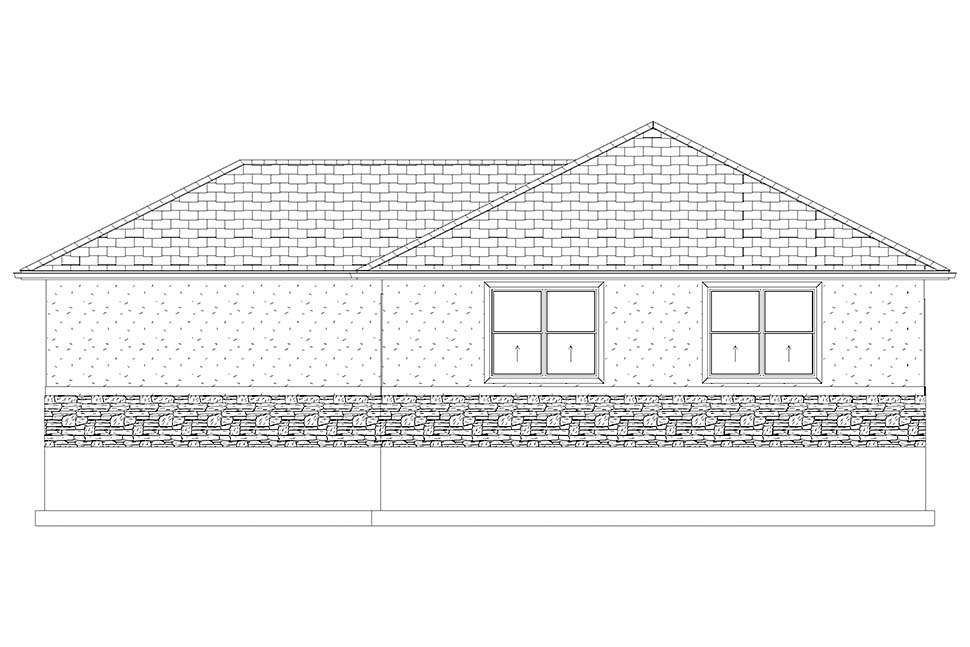 Contemporary, Traditional Plan, 1 Bathrooms, 2 Car Garage Picture 11