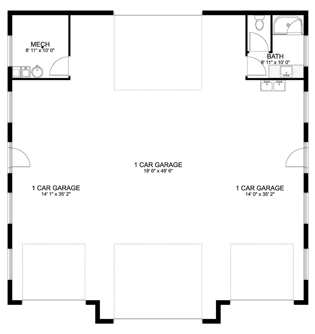 Craftsman Traditional Level One of Plan 50572