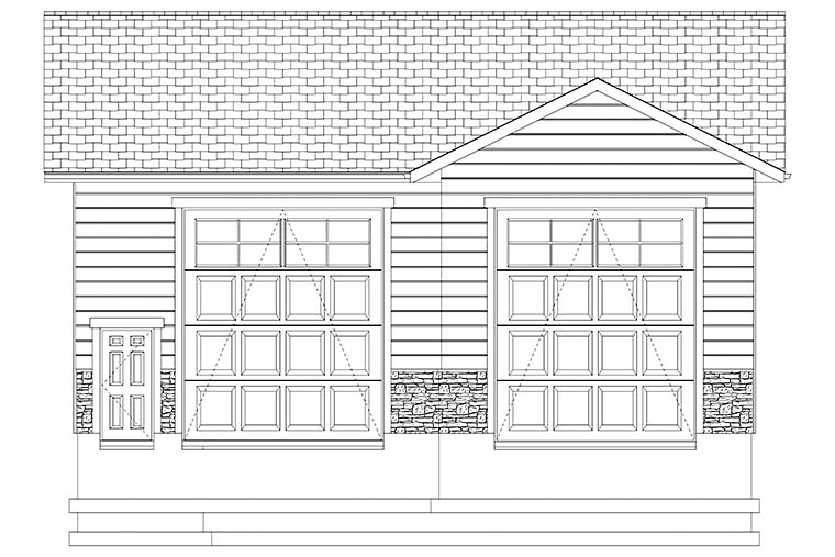 Craftsman, Traditional Plan, 1 Bathrooms, 2 Car Garage Picture 6