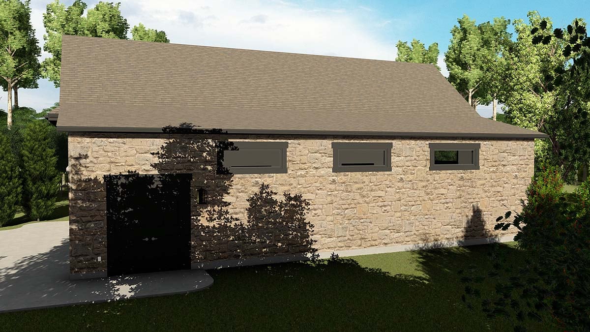 Country, Craftsman, Traditional Plan, 6 Car Garage Picture 2