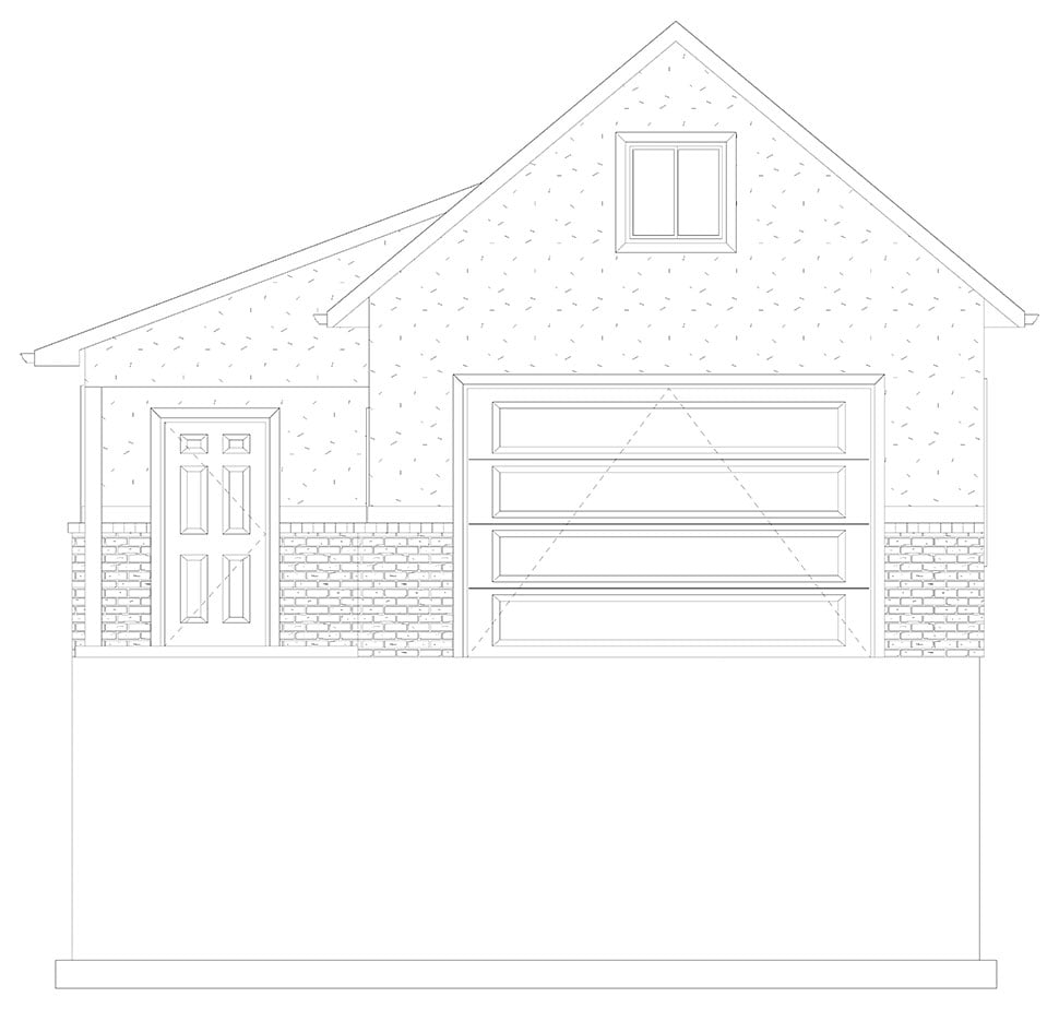 Country, Traditional Plan, 2 Car Garage Picture 20