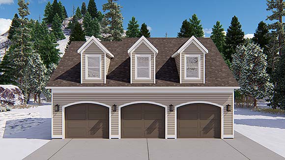 Garage Plan 50594