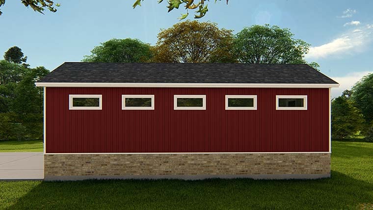 Country, Traditional Plan with 213 Sq. Ft., 1 Bathrooms, 1 Car Garage Picture 6