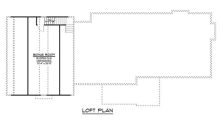 Country Craftsman Ranch Level Two of Plan 50652