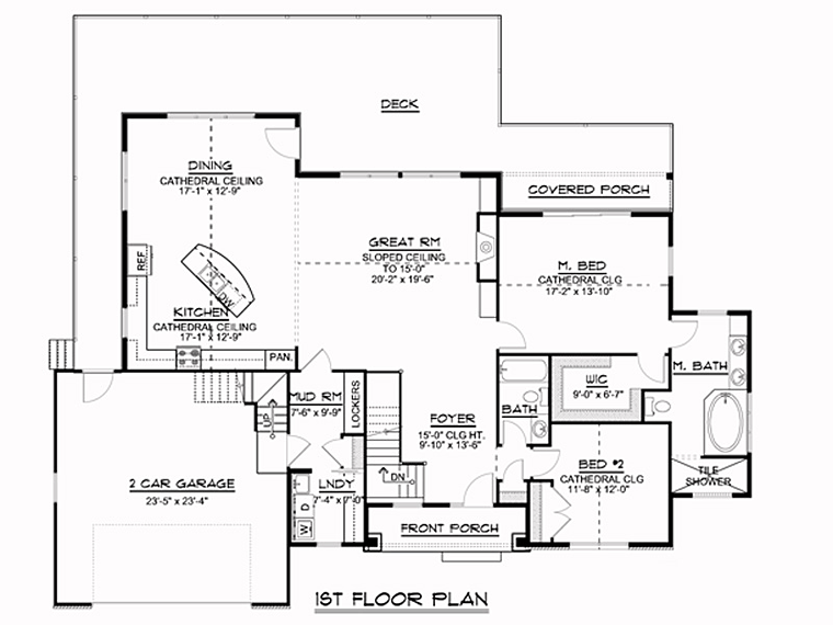 Country Traditional Level One of Plan 50653