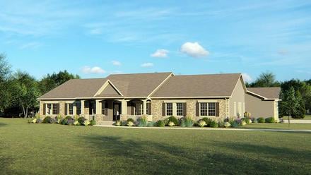 House Plan 50656 Elevation