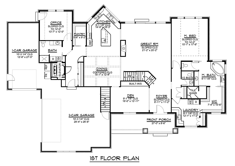 European Traditional Level One of Plan 50667