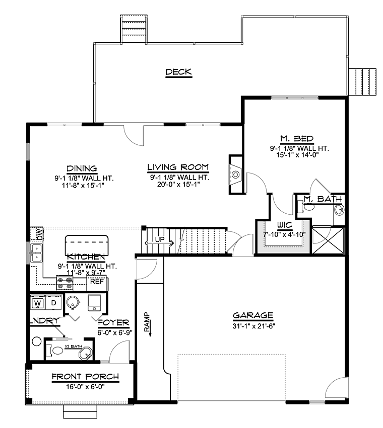 Country Traditional Level One of Plan 50680